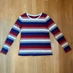 Madewell Striped Long Sleeve Vintage Tee, S